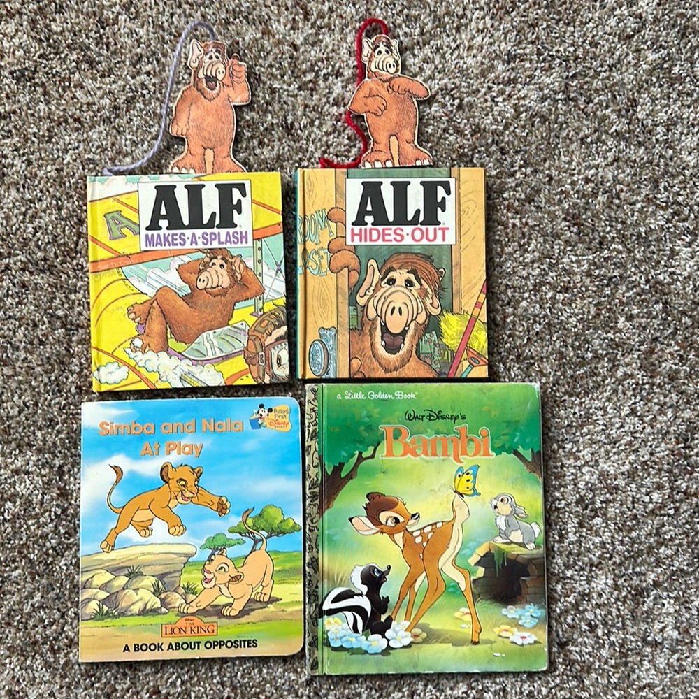 Vintage - 4 Collectible children's Book